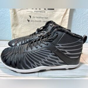 Hike Footwear Lorax Winter Ergonomic Supportive Barefoot boot Unisex black EU 45